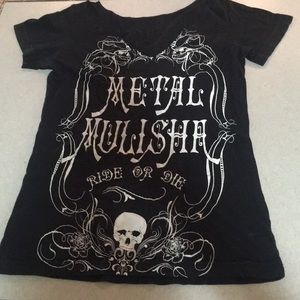 ❗️sold❗️Metal Mulisha Slouchy Top